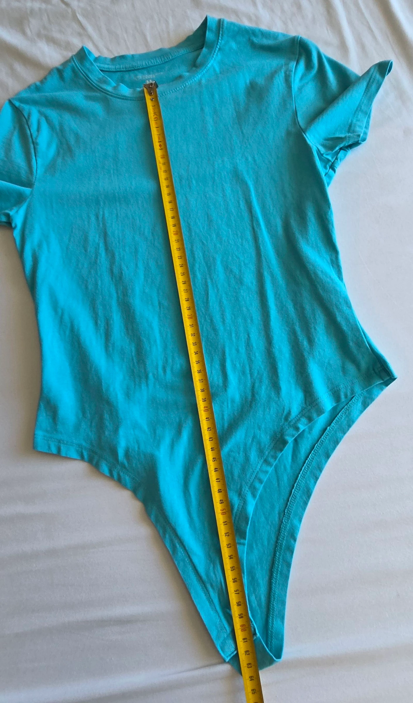 Camiseta corta turquesa M 40 42 Primark de manga corta y elástica – photo 12